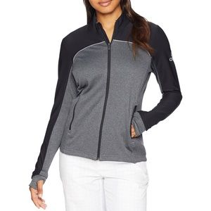 Adidas Black and Grey Zip Up Jacket NWT